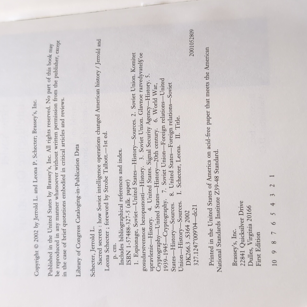 Sacred Secrets How Soviet Intelligence Operations Changed American History - Picture 3 of 4